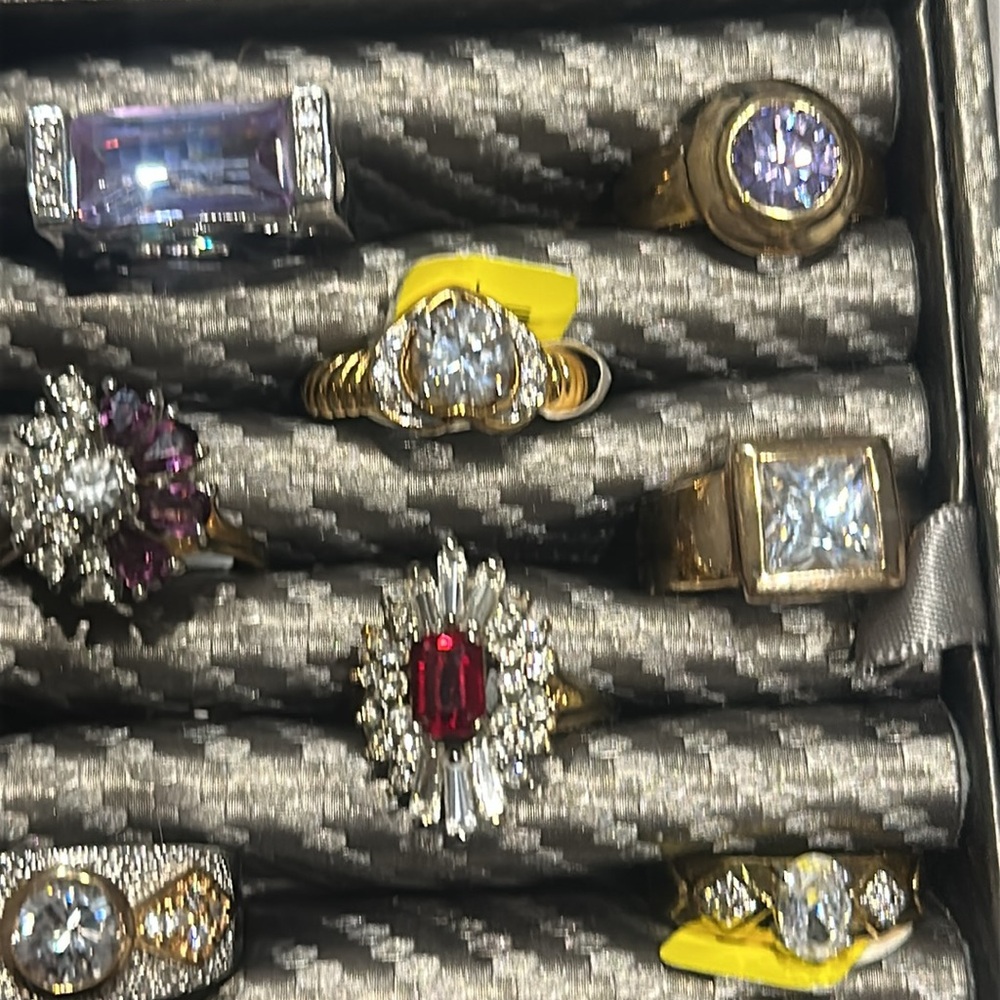 18k Gold over sterling silver Women's Rings - Picture 3 of 5